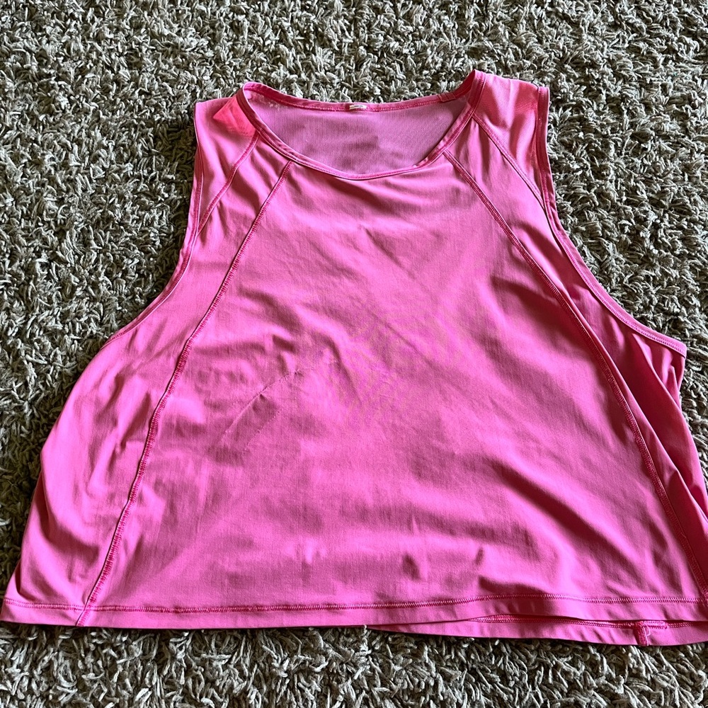 Pink Lulu lemon tank